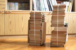 stack of books